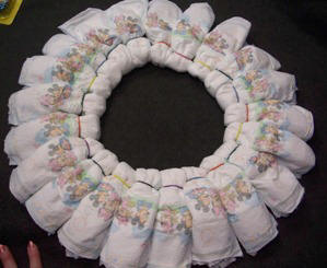 how to make a baby wreath
